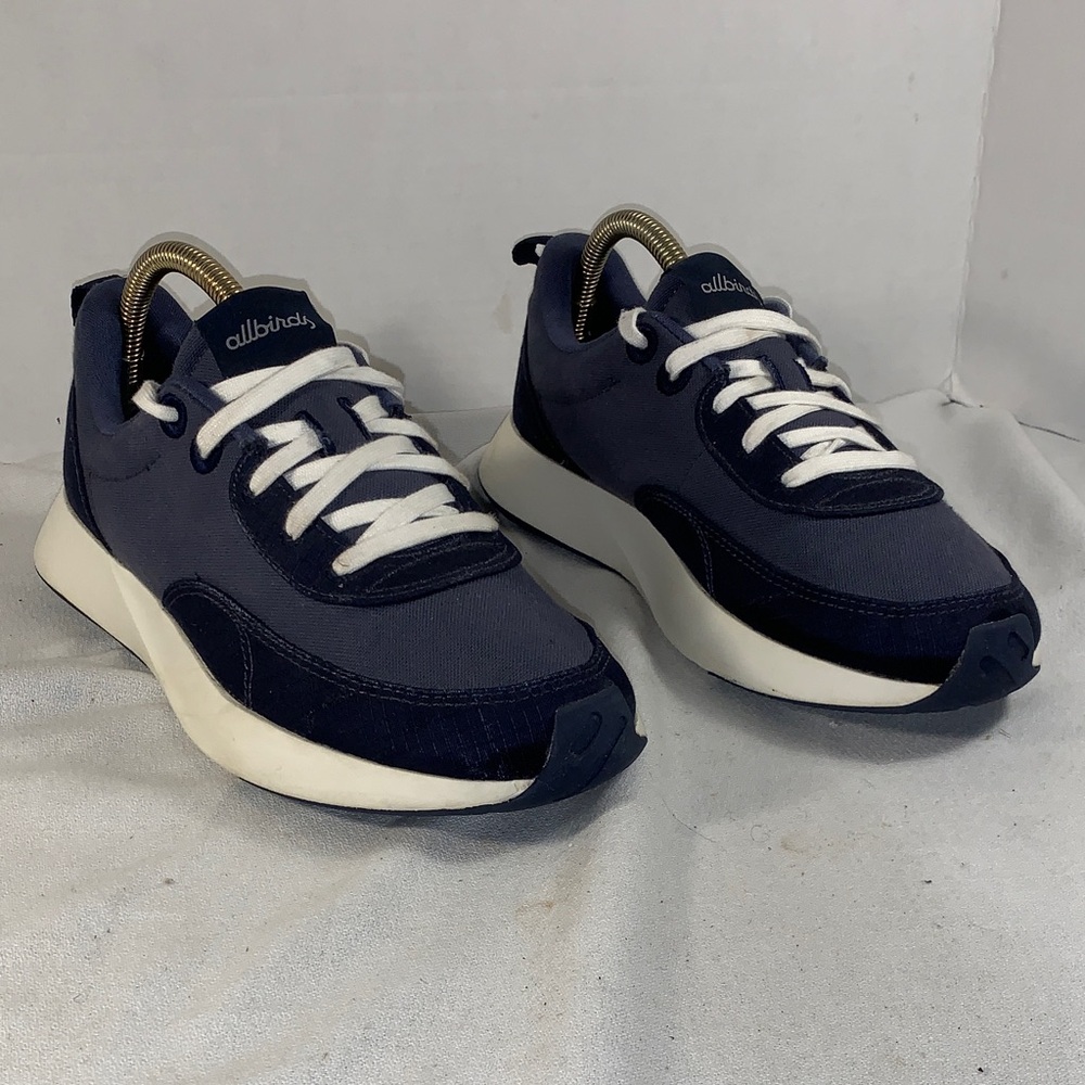 Allbirds Men's ‘Courier’ Navy/White Low-Top Sneakers